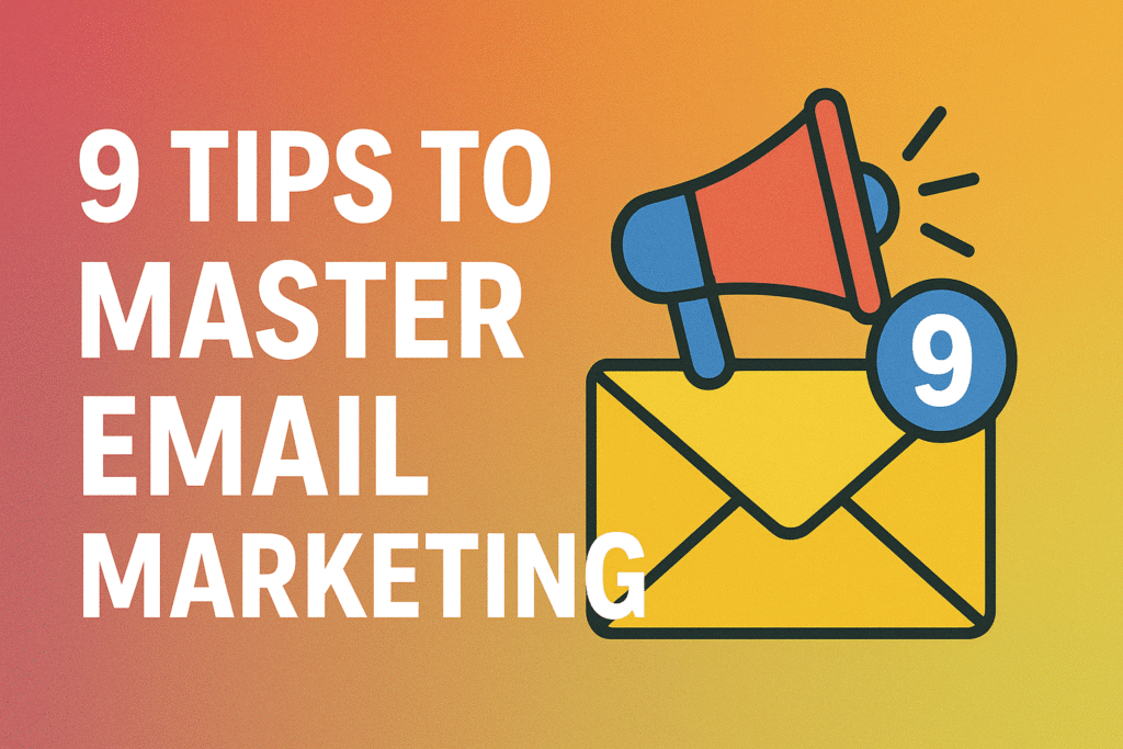 9 tips to Master Email Marketing
