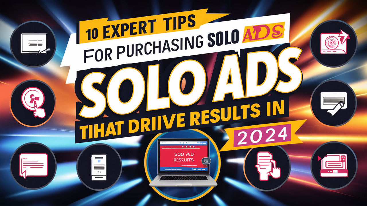 10 Expert Tips for Purchasing Solo Ads That Drive Results In 2024.