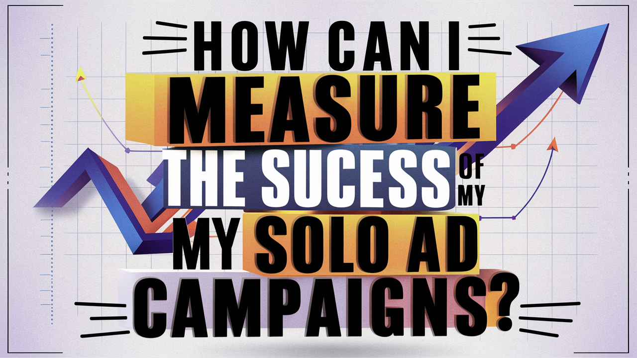 how can I measure the success of my solo ad campaigns In 2024?