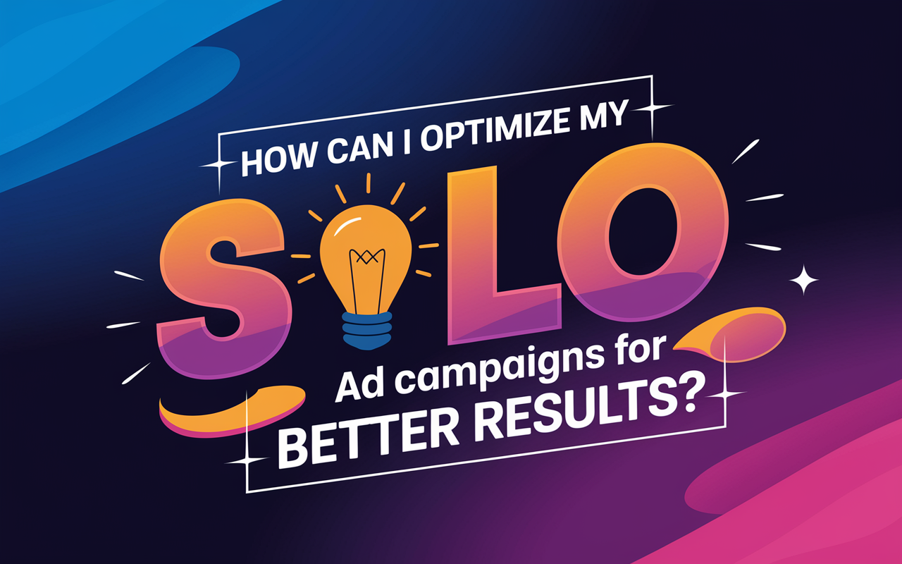 How Can I Optimize My Solo Ad Campaigns for Better Results?