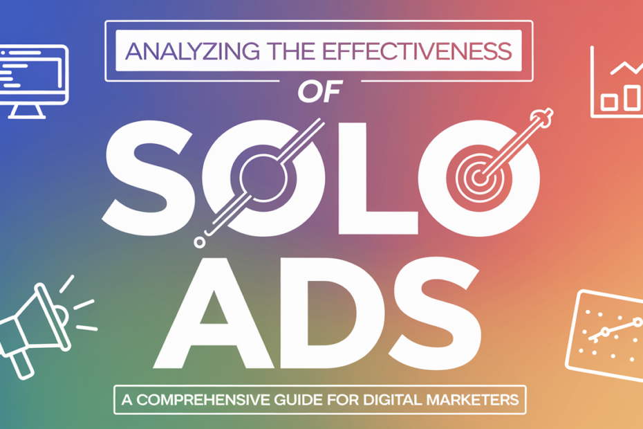 Analyzing the Effectiveness of Solo Ads: A Comprehensive Guide for Digital Marketers