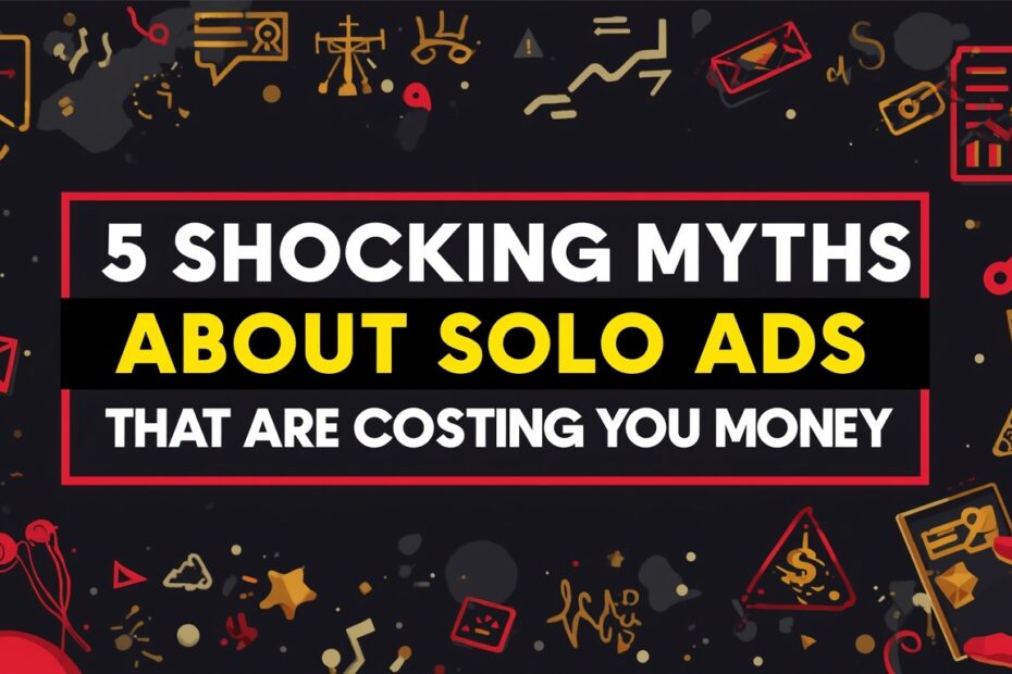 5 Shocking Myths About Solo Ads That Are Costing You Money
