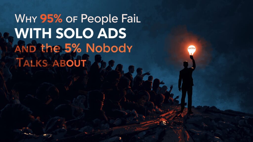 Why 95% of People Fail with Solo Ads and the 5% Secret Nobody Talks About