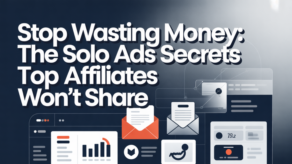Stop Wasting Money: The Solo Ads Secrets Top Affiliates Won’t Share