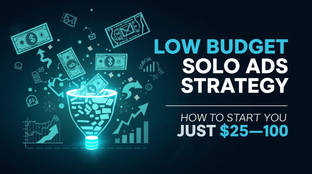 Low Budget Solo Ads Strategy: How To Start With Just $25–$100