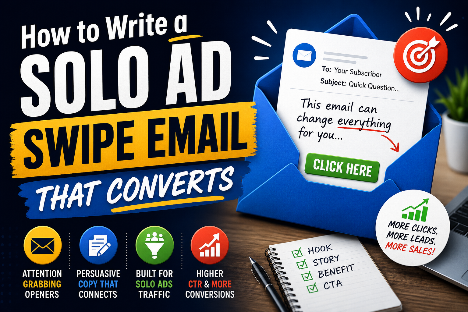 How to Write a Solo Ad Swipe Email That Converts