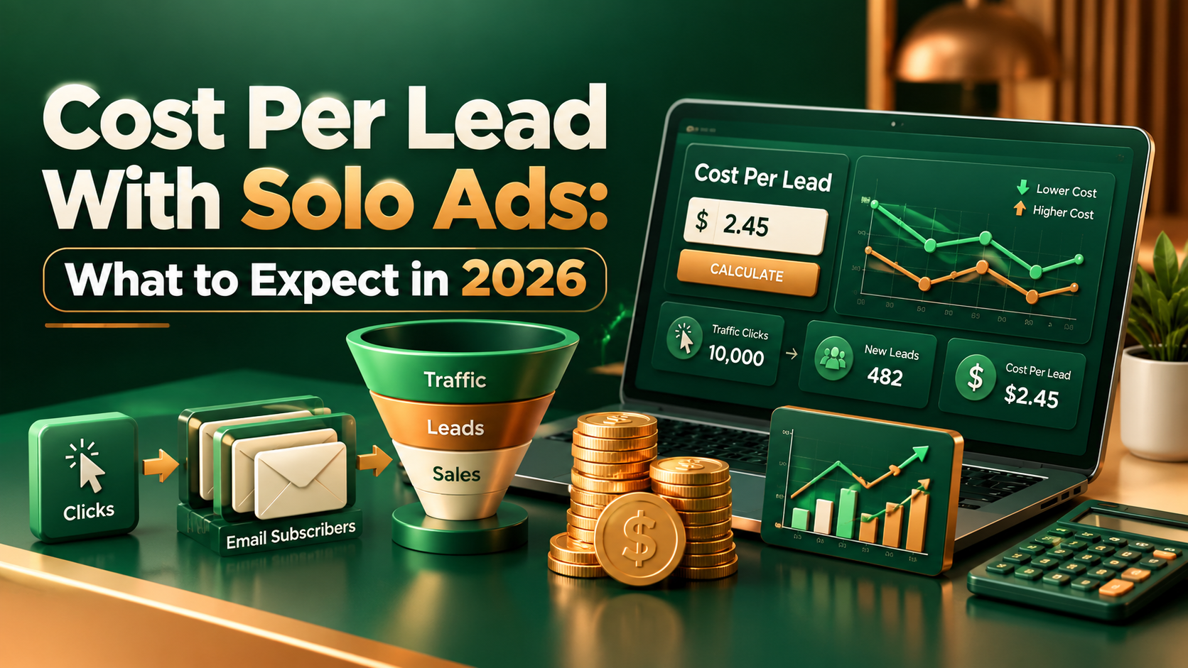 solo ad cost per lead